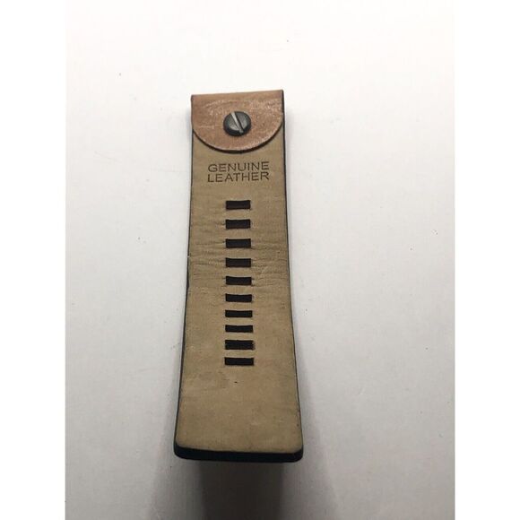 Diesel Watch Parts 2 Piece Leather Half Band Only No Clasp Tan 24mm PY204 - Picture 4 of 9